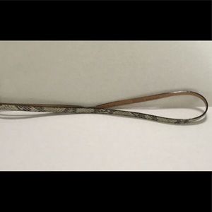 HYDE Leather Belt -snake, NWT